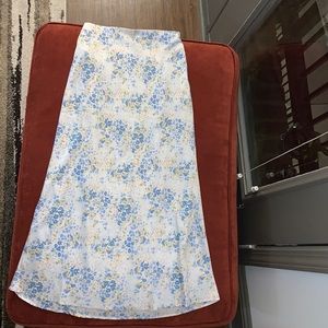 F21 Floral MIDI Skirt